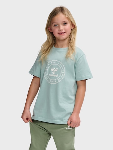 Hummel Functioneel shirt 'Tres' in Groen: voorkant