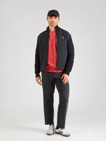 NAPAPIJRI Πλεκτή ζακέτα 'SERAVEZZA' σε μαύρο