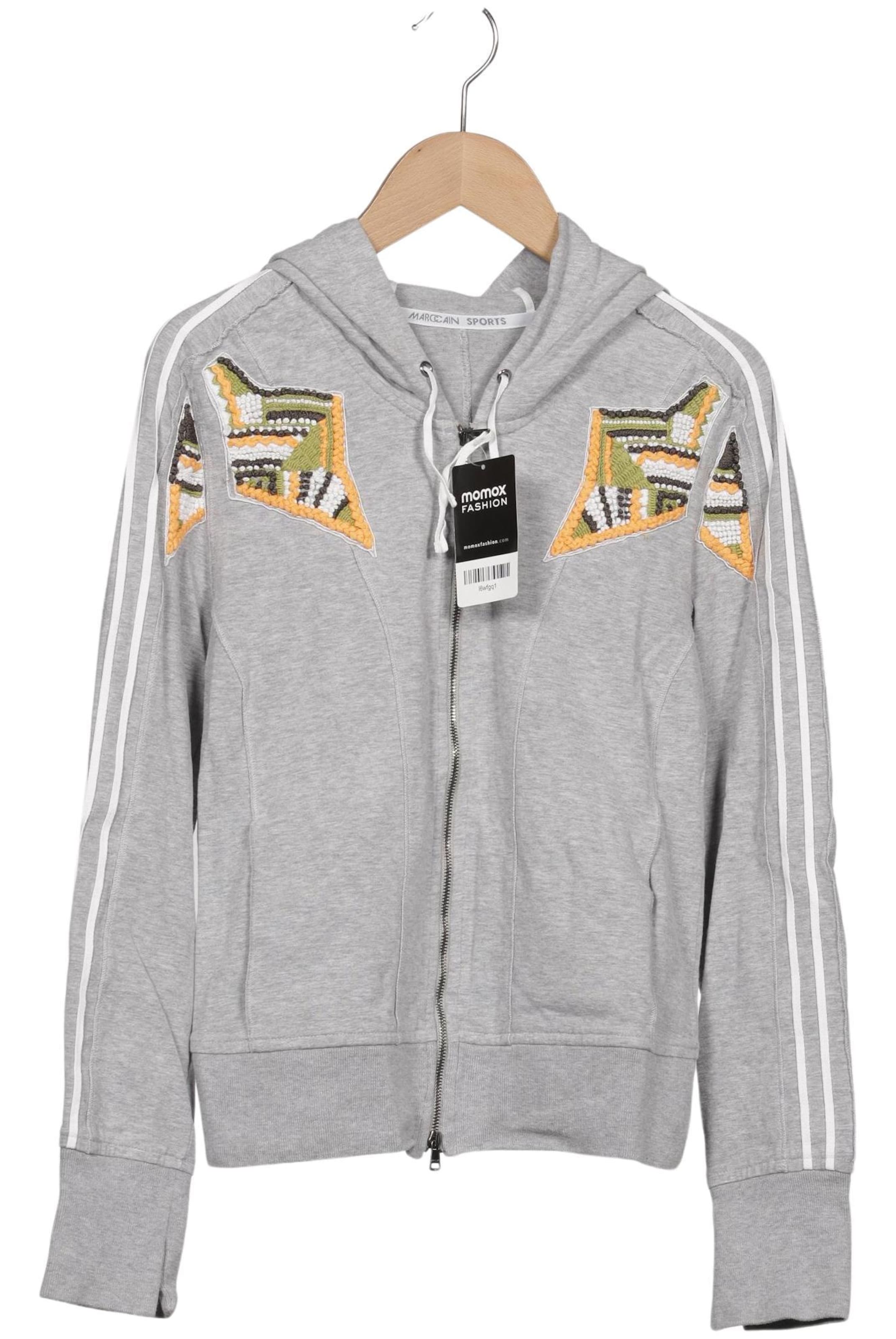 Marc Cain Sports Kapuzenpullover XS in Grau: Vorderseite