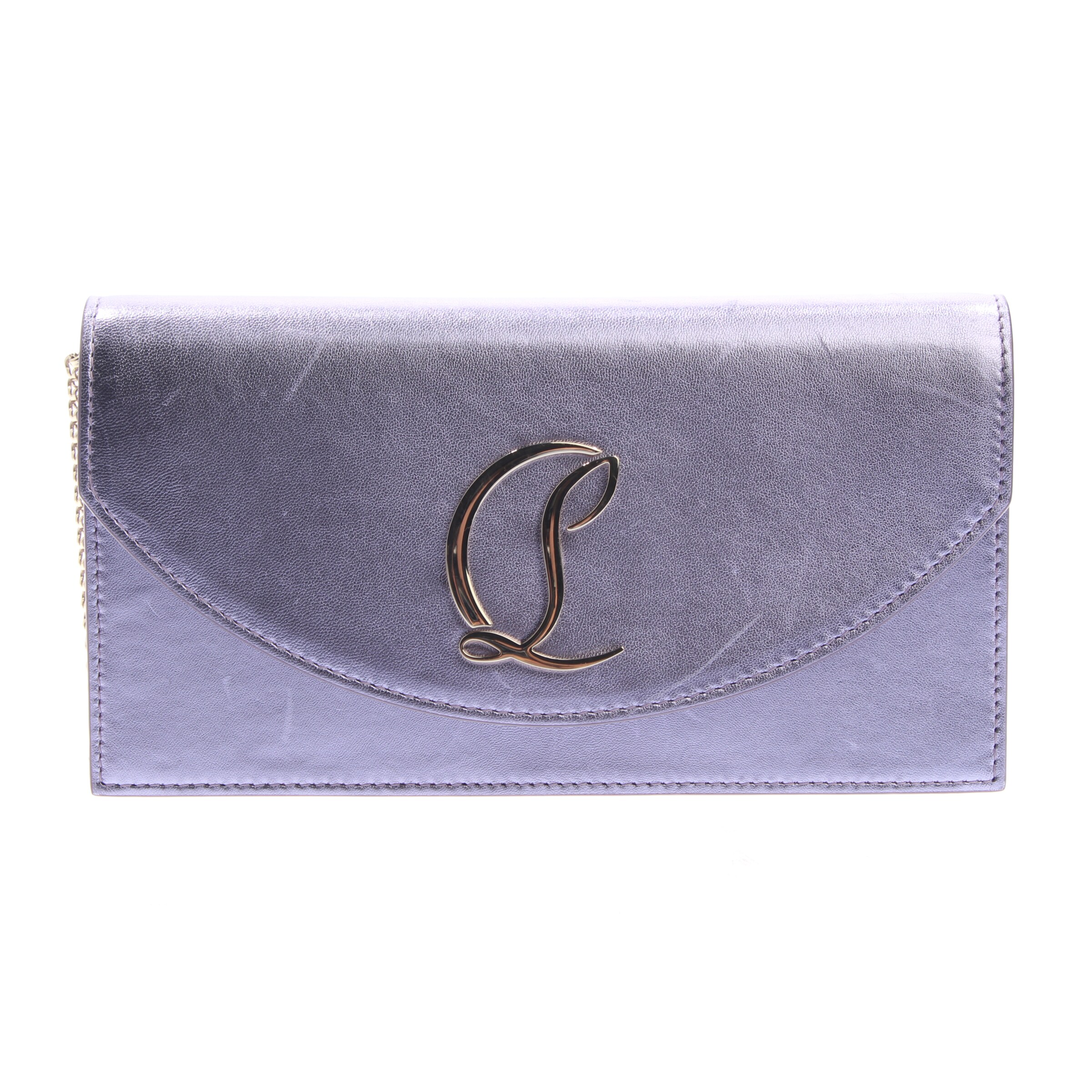 Christian Louboutin Clutch One Size in Lila: Vorderseite