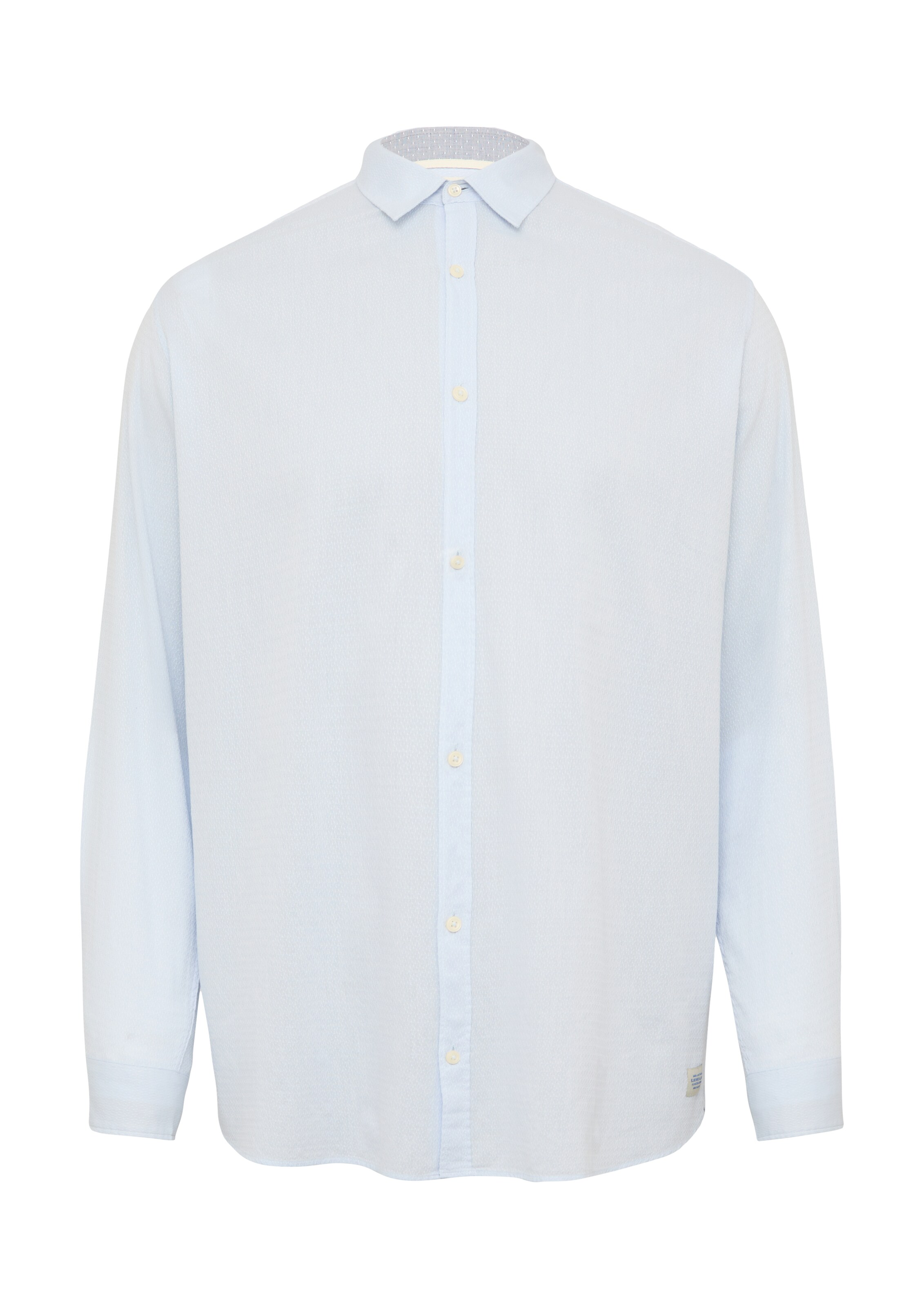 s.Oliver Men Big Sizes Hemd in Blau: Vorderseite