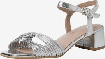 TAMARIS Sandalen met riem in Zilver: voorkant