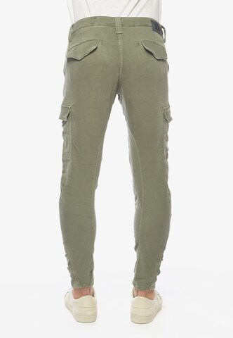 Le Temps Des Cerises Tapered Chino 'KOGE' in Groen