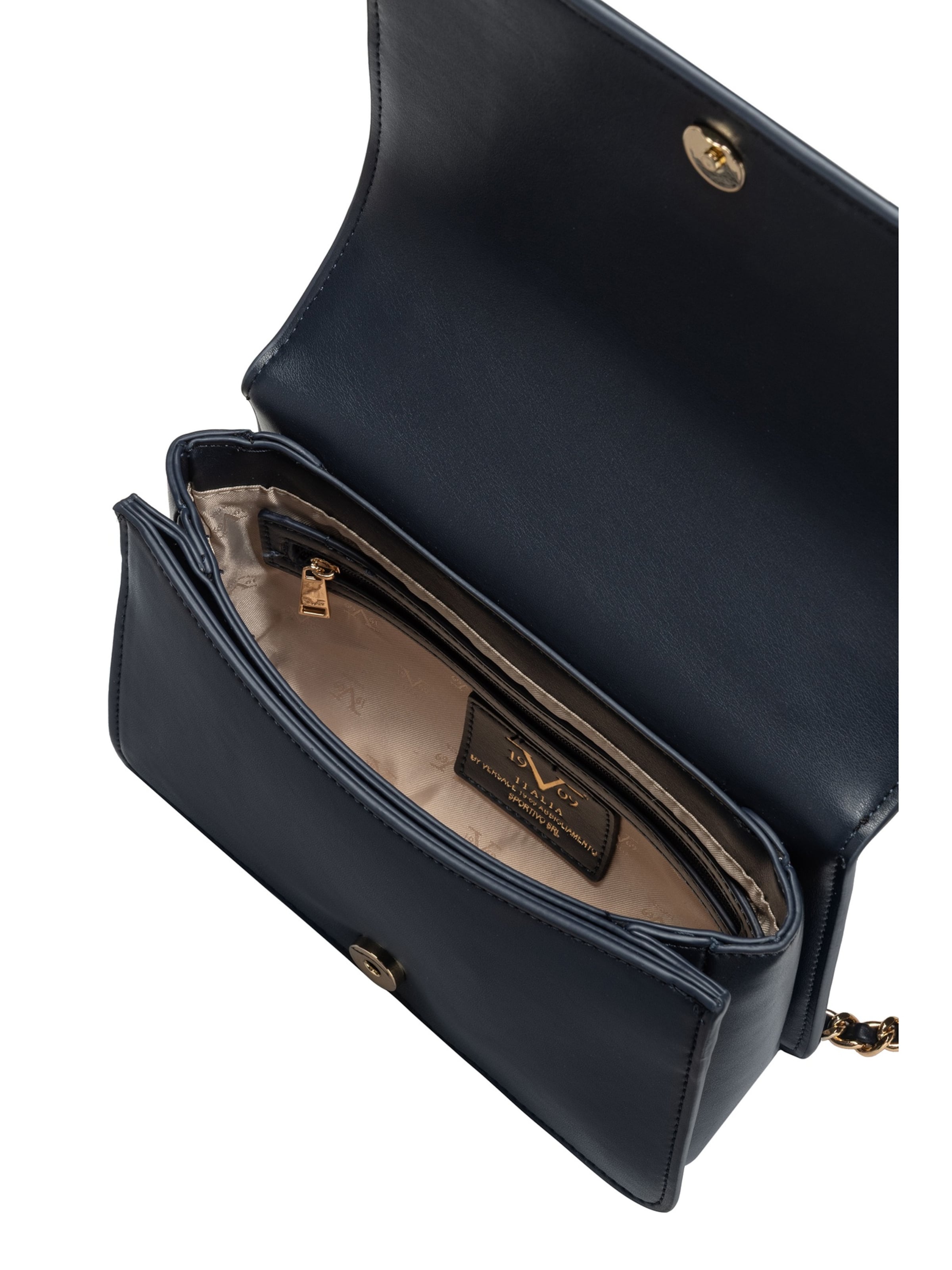 19V69 ITALIA Crossbody bag 'Gaby Gold' in Blue