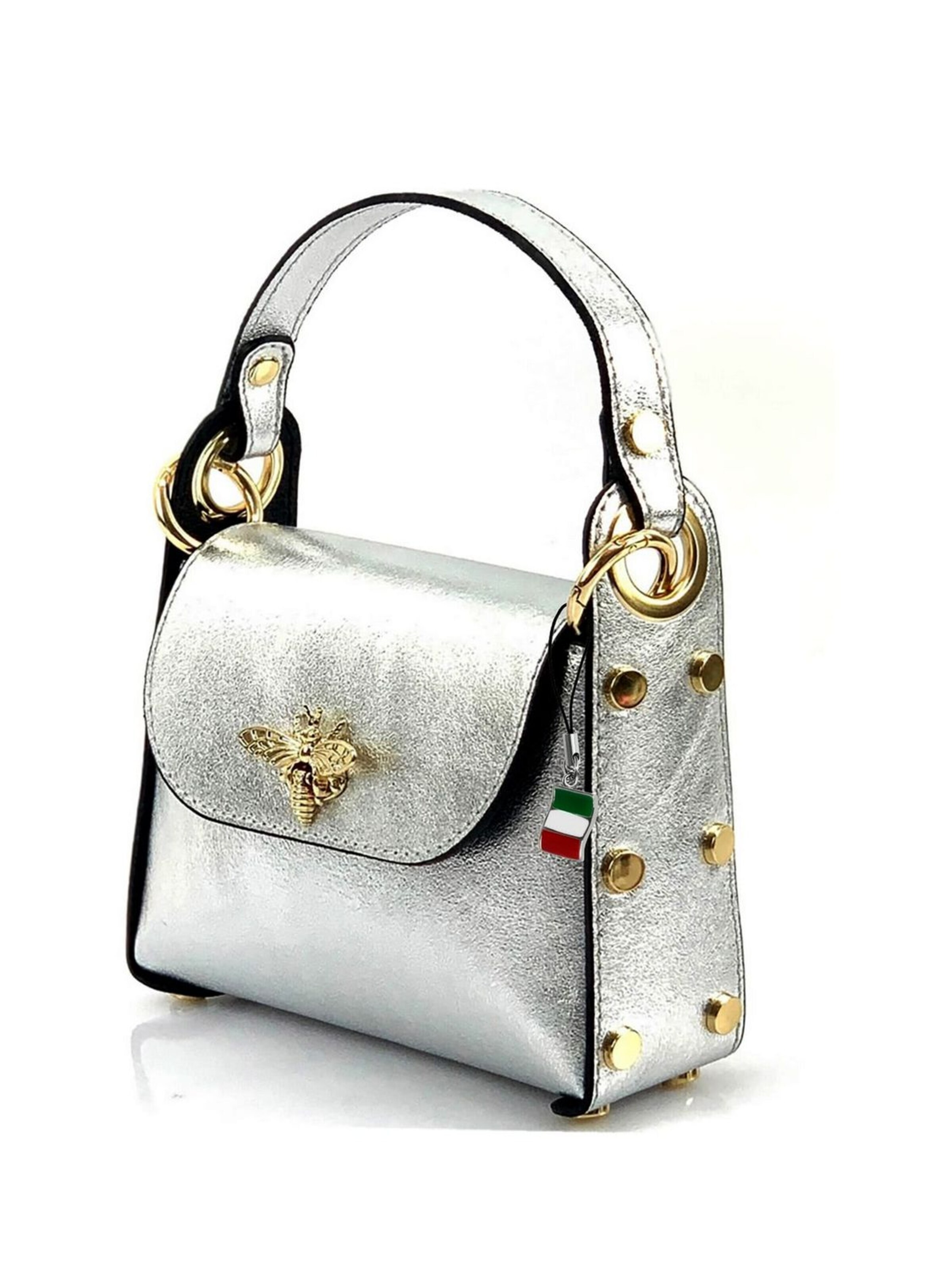 Florence Crossbody Bag in Silver