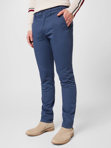 TOMMY HILFIGER Slimfit Chino in Blauw: voorkant