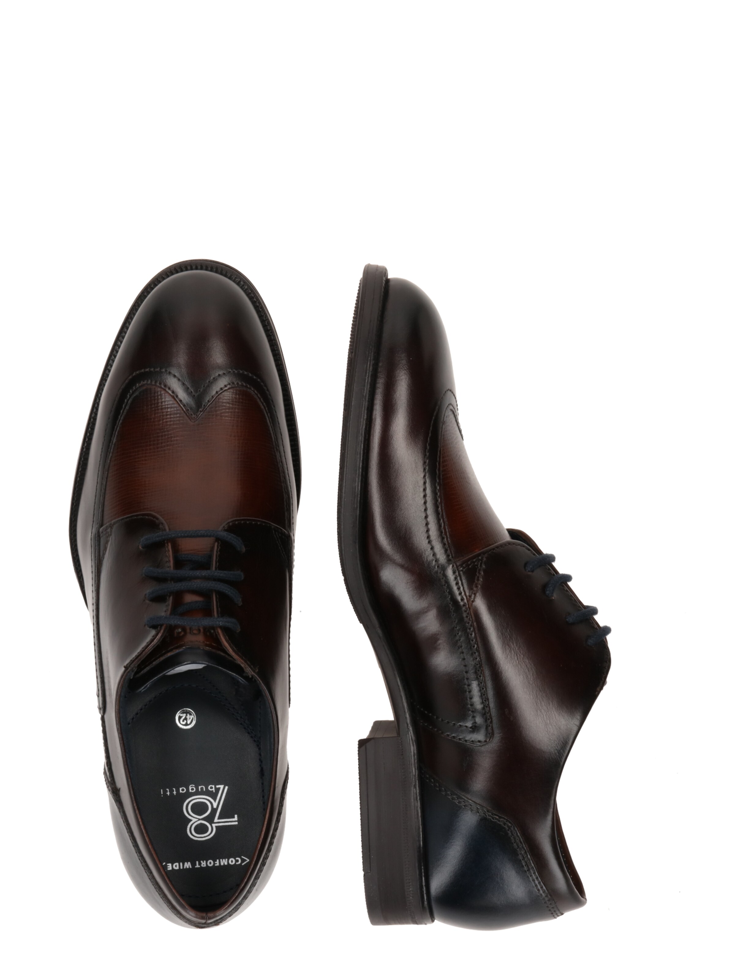 bugatti Schnürschuh 'Marillo' in Braun