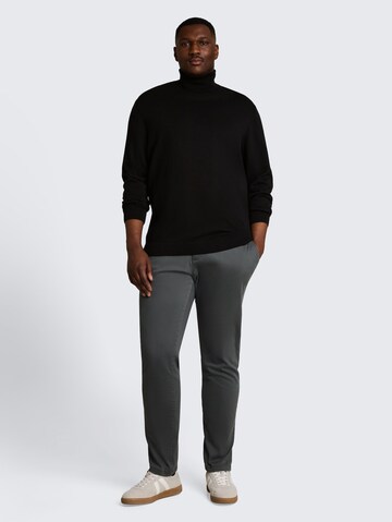TOM TAILOR Men + Sweater in Black