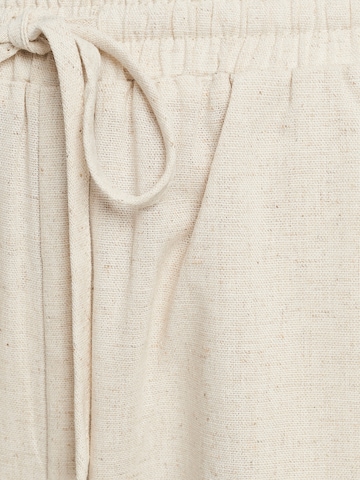 Calli Lużny krój Spodnie 'Beth' w kolorze beżowy