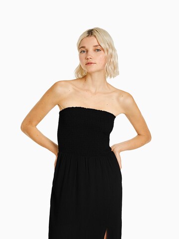 Bershka Summer Dress in Black: front