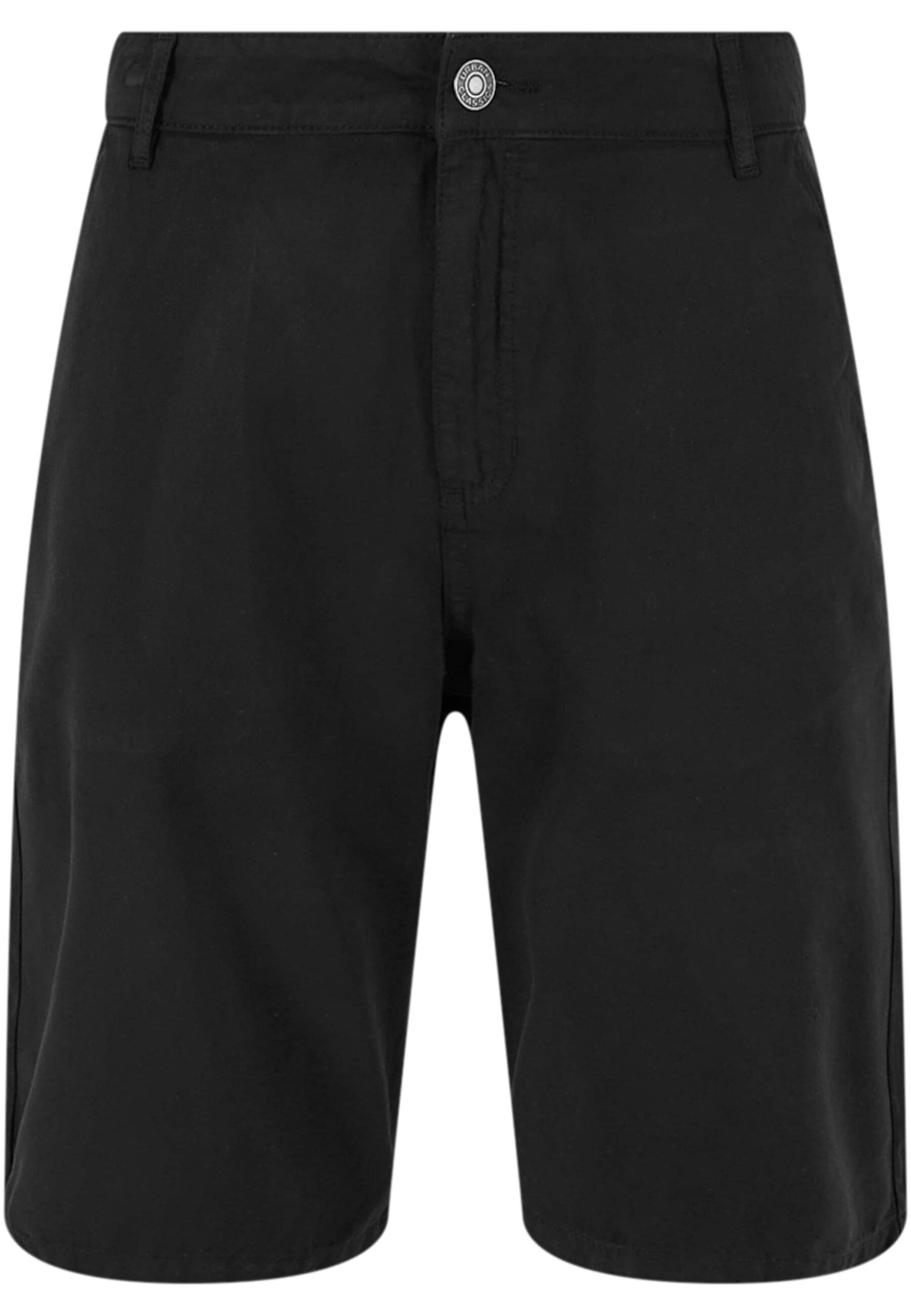 Urban Classics Chino trousers 'Organic Skater' in Black: front
