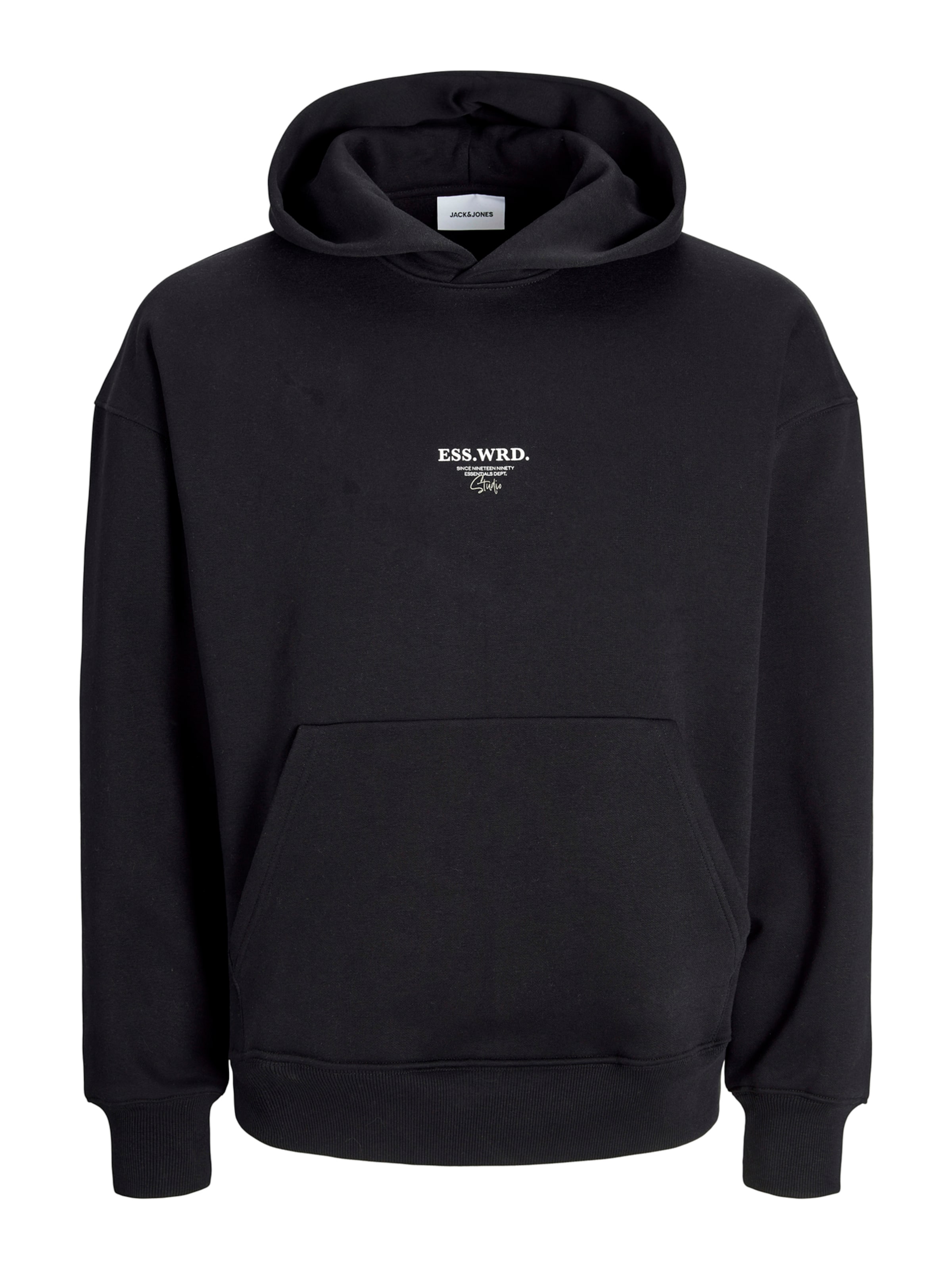 JACK & JONES Sweatshirt 'JJEUrban Edge Studio' in Black: front