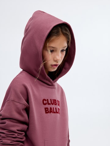 Bluză de molton 'BALLET' de la MANGO KIDS pe roșu