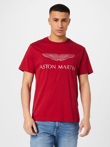 T-Shirt Hackett London en rouge : devant