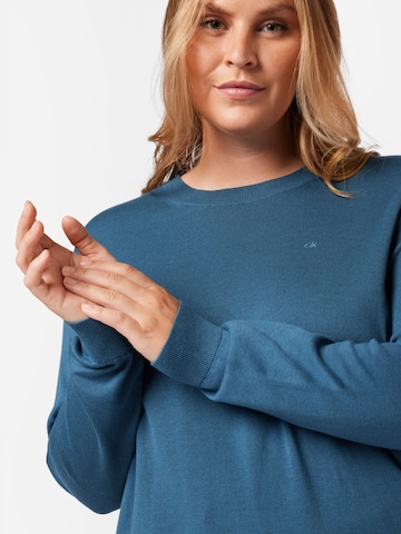 Calvin Klein Curve Pullover i blå