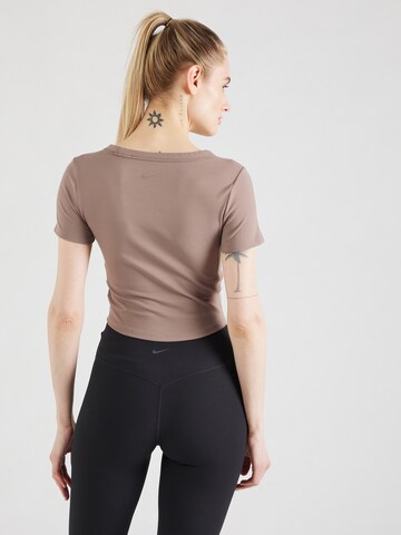 T-shirt fonctionnel 'ONE' NIKE en marron