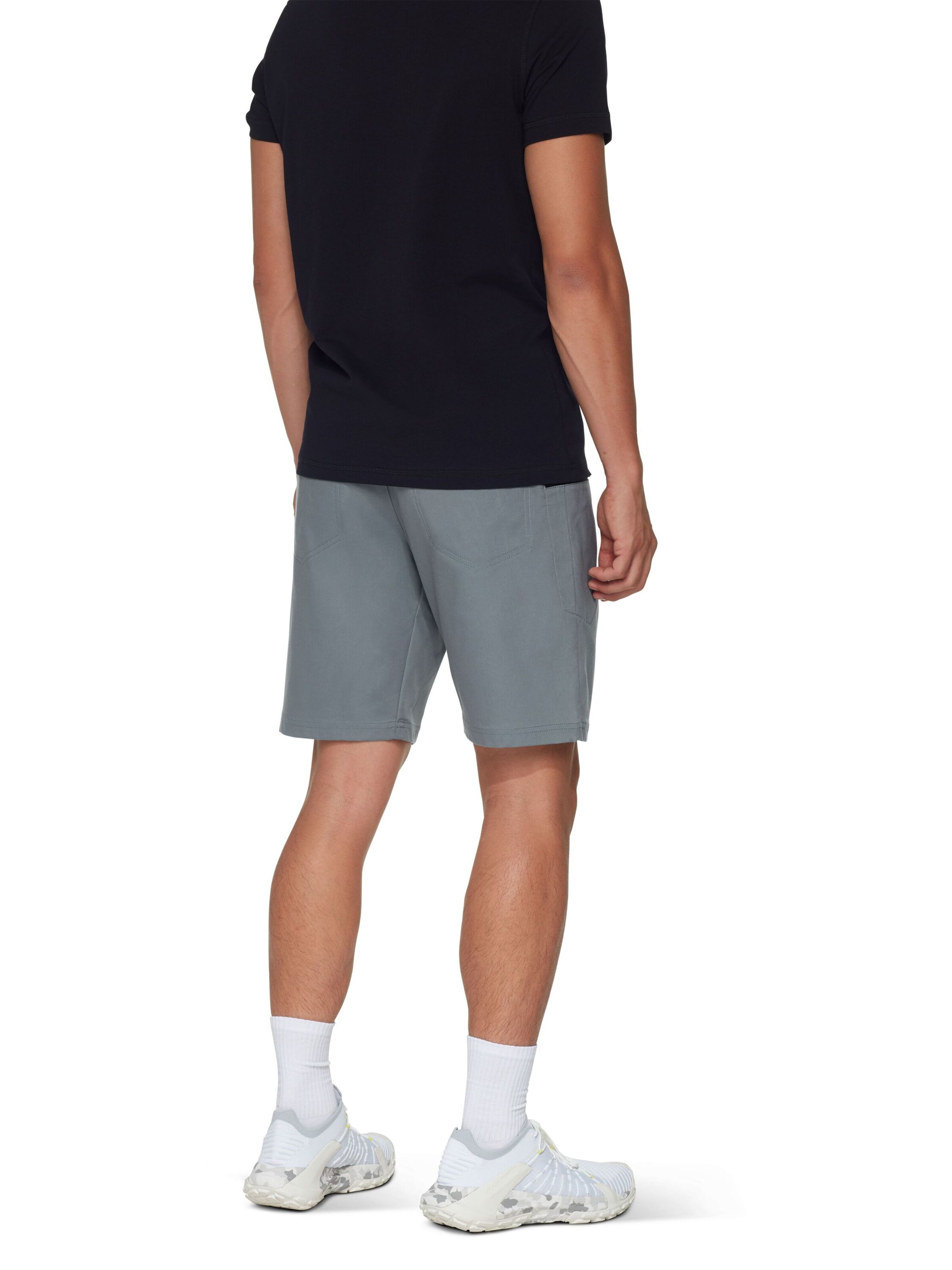 MAMMUT Regular Outdoor Pants 'Massone' in Grey