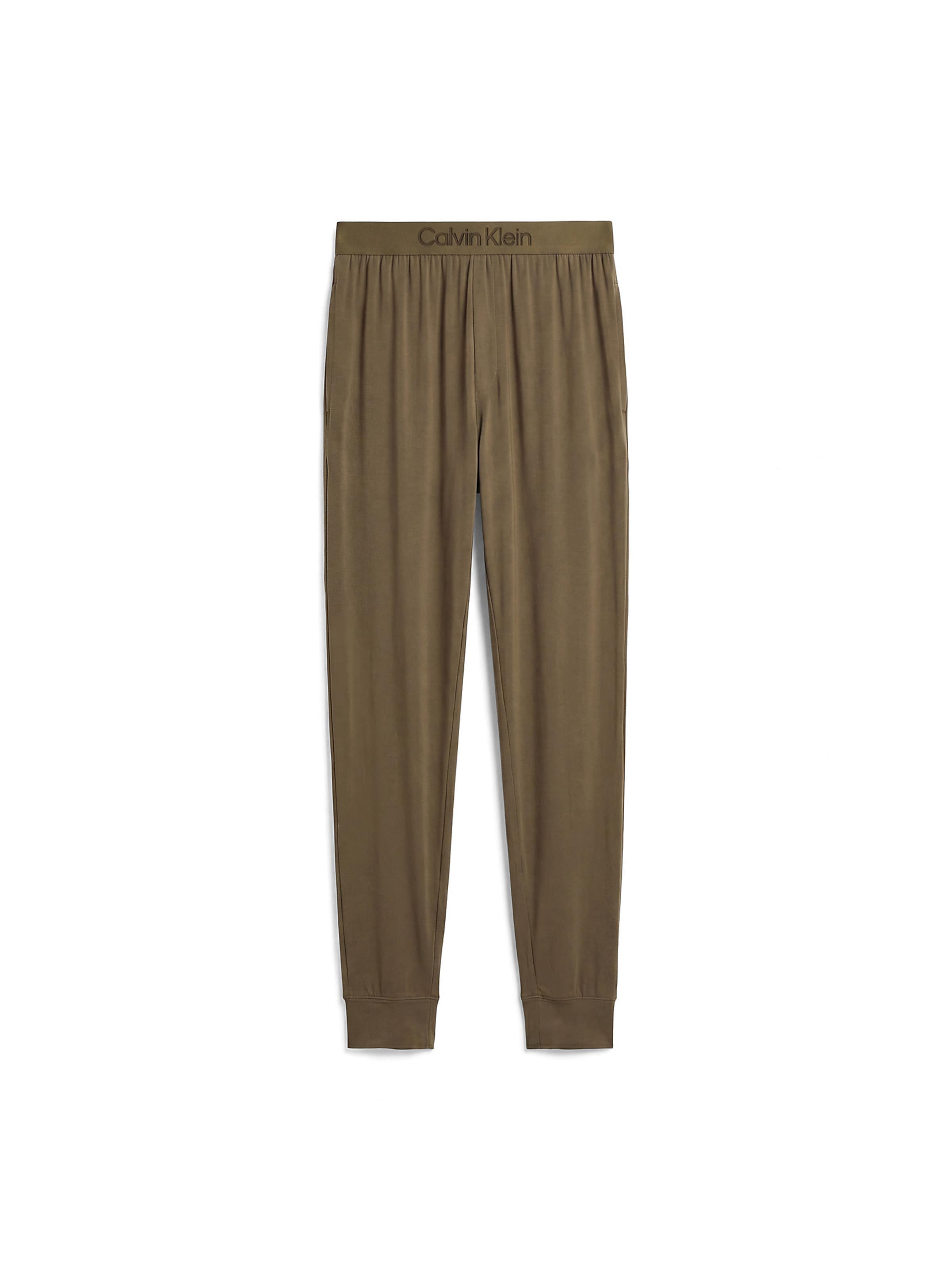 Pantalon de pyjama Calvin Klein en vert : devant