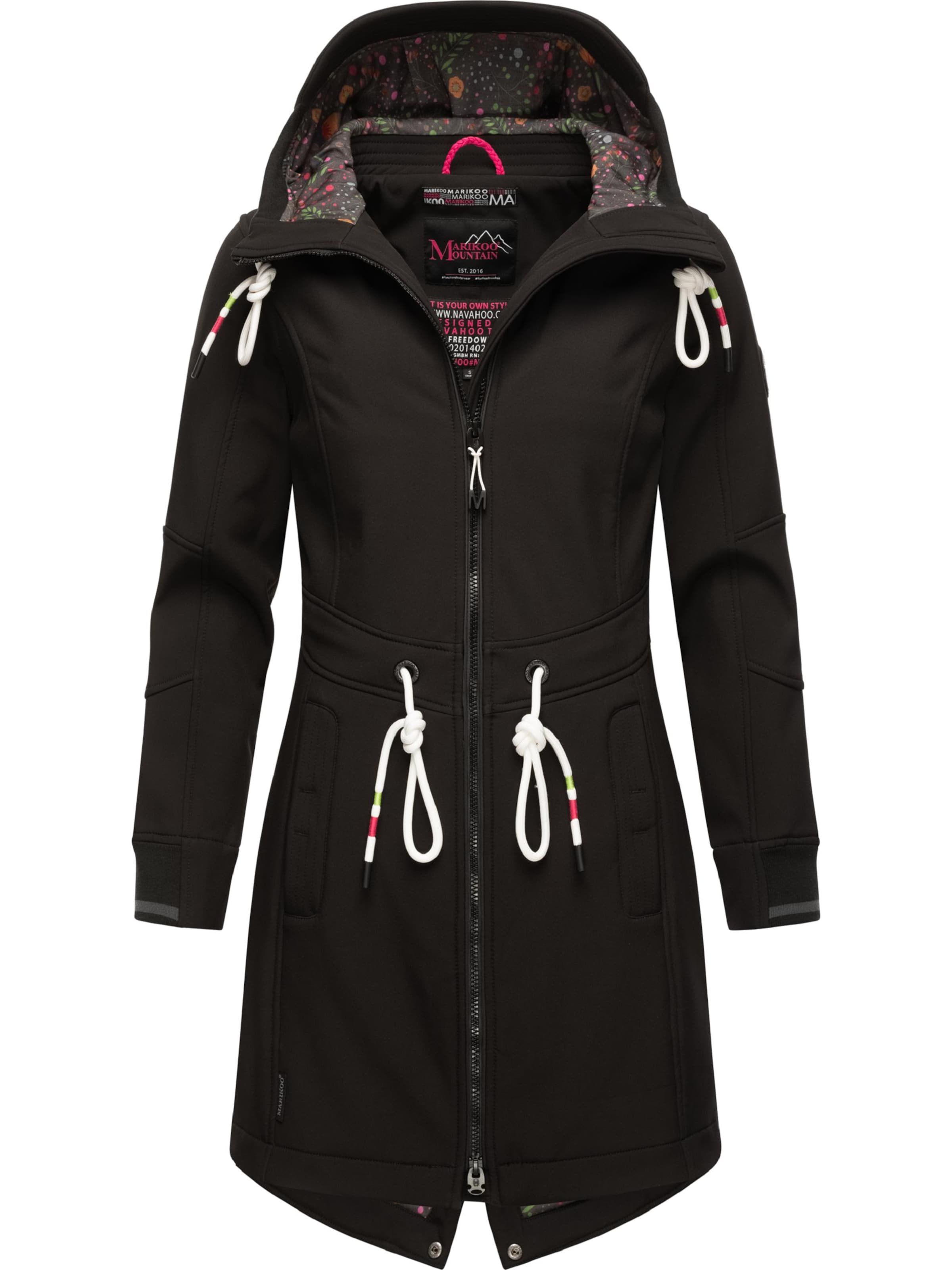 MARIKOO Функциональное пальто 'Mount Furnica' в Черный