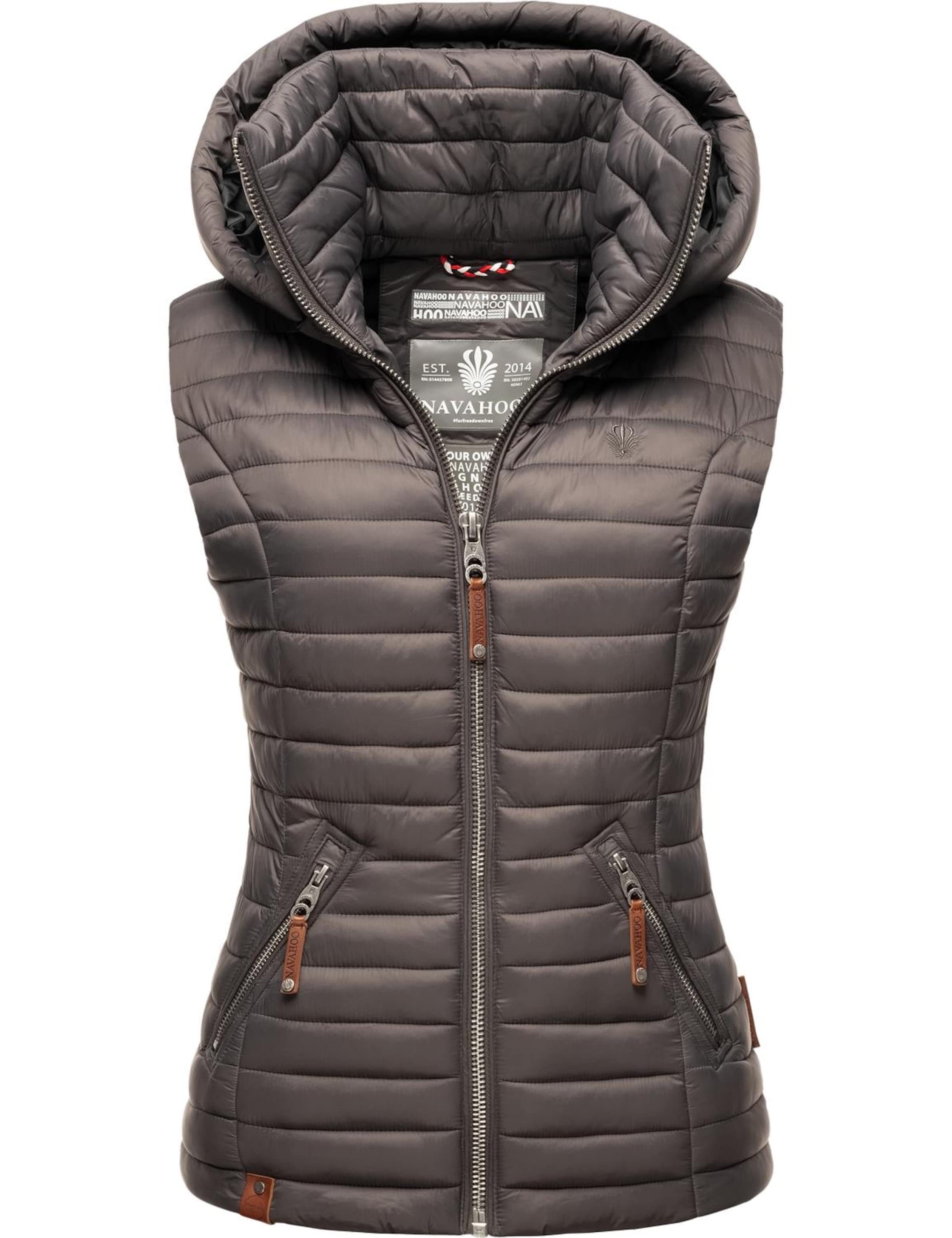 NAVAHOO Vest 'Shadaa' i grå: forside