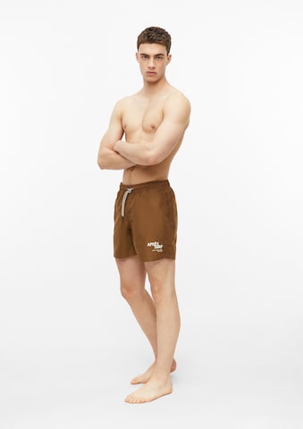 s.Oliver Badeshorts in Braun
