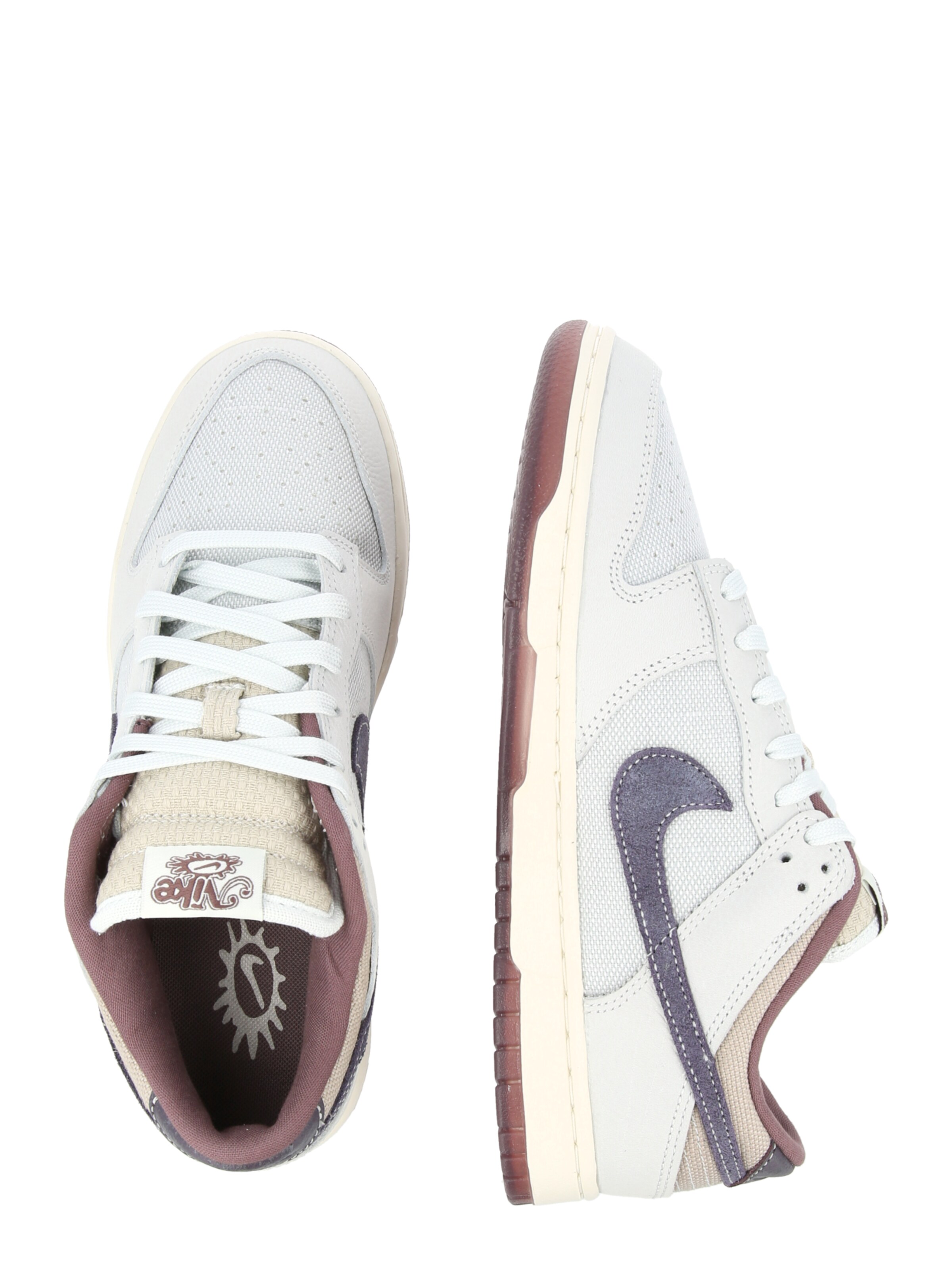 Nike Sportswear Trampki niskie 'DUNK' w kolorze biały