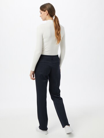 COMMA Regular Trousers with creases in Blue