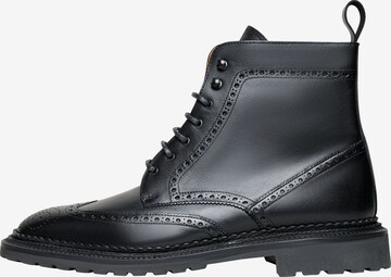 Henry Stevens Lace-Up Boots 'Winston FBDB1' in Black