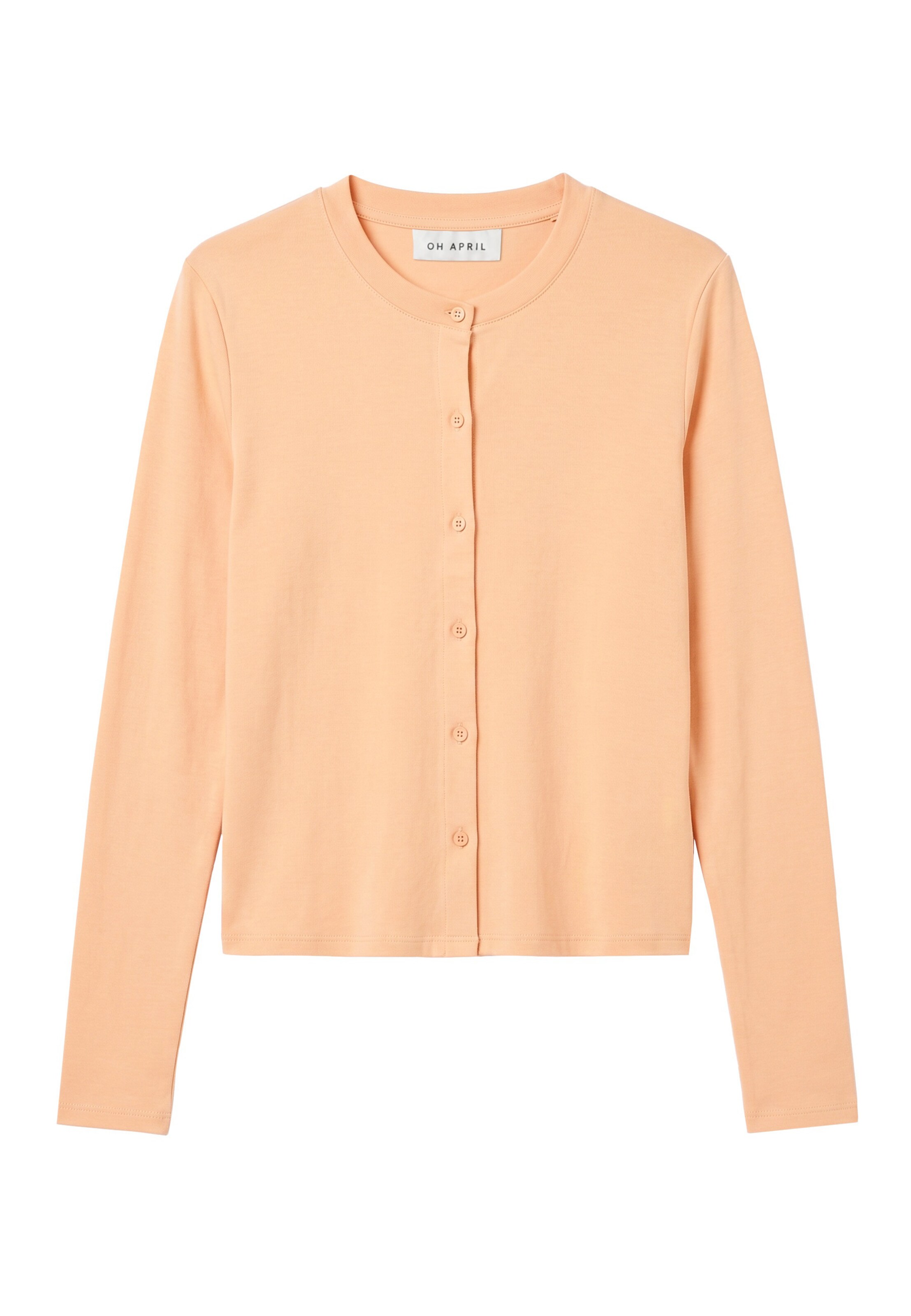 OH APRIL Strickjacke 'Tima' in Orange: Vorderseite
