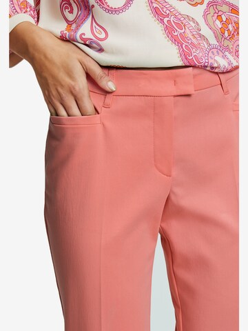 Regular Pantalon à plis Betty Barclay en rose