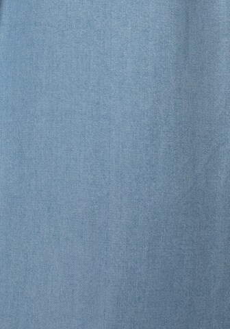 mėlyna LASCANA Plačios klešnės Klostuotos kelnės