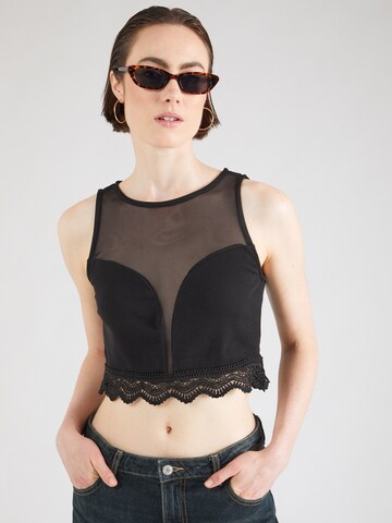 ABOUT YOU Top 'Suzi' in Black: front