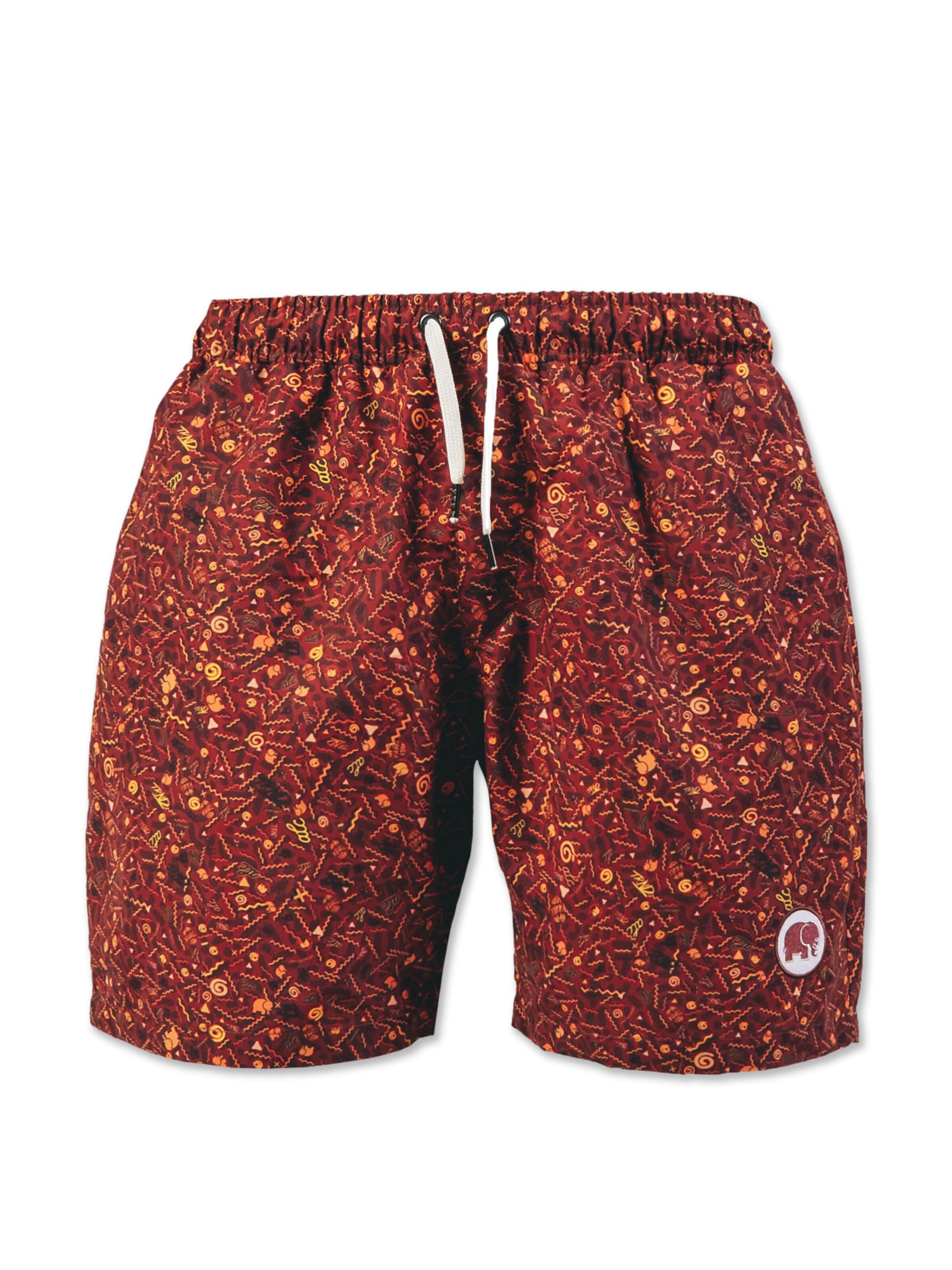 Pantaloncini da bagno ' DOGTOWN SEAQUAL®YARN ' di Trendsplant in rosso: frontale