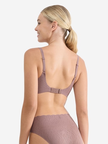 SLOGGI Push-up BH ' Blue ZERO Feel Bliss THE UP ' in Bruin