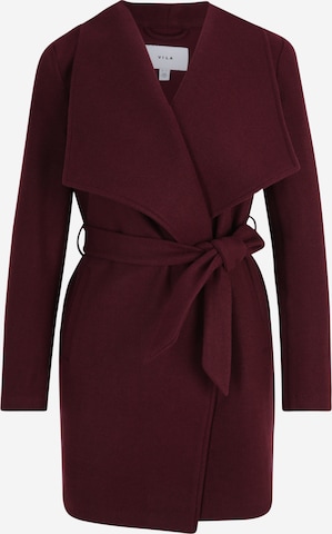 VILA Between-Seasons Coat 'Cooley' in Red: front