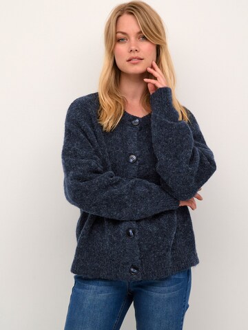 CULTURE Knit Cardigan 'Kimmy' in Blue: front