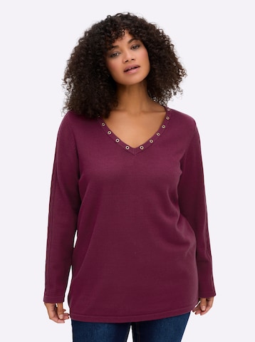 SHEEGO Tröja i röd: framsida