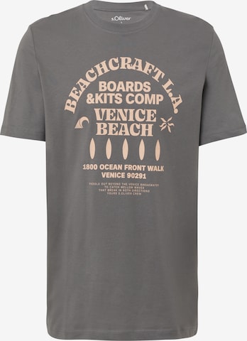 s.Oliver Shirt in Grey: front