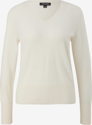 Pull-over COMMA en beige : devant