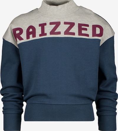 Raizzed Sweatshirt 'MADRAS' in de kleur Blauw / Grijs / Donkerrood, Productweergave