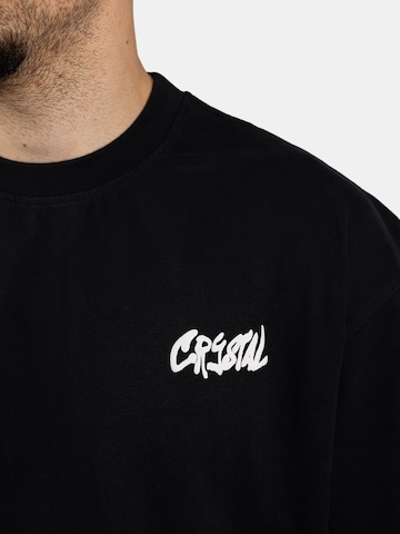 Crystal Paris Shirt 'Shine' in Zwart