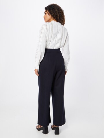 Ted Baker Wide leg Pleat-front trousers 'OAKLIA' in Blue