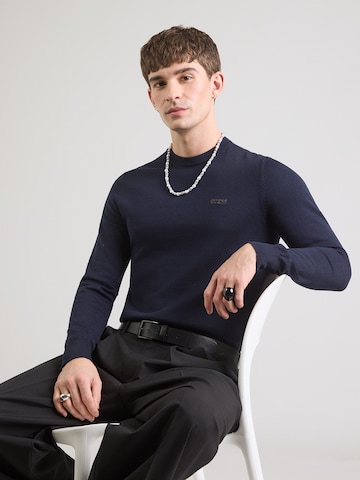 GUESS Pulover 'KALIL' | modra barva: sprednja stran