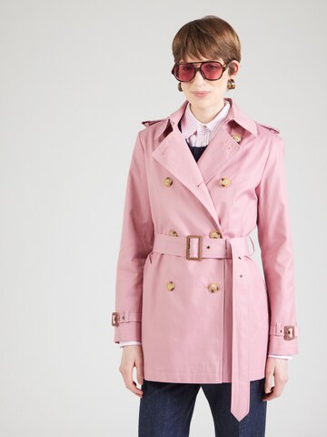 Manteau mi-saison Lauren Ralph Lauren en rose : devant