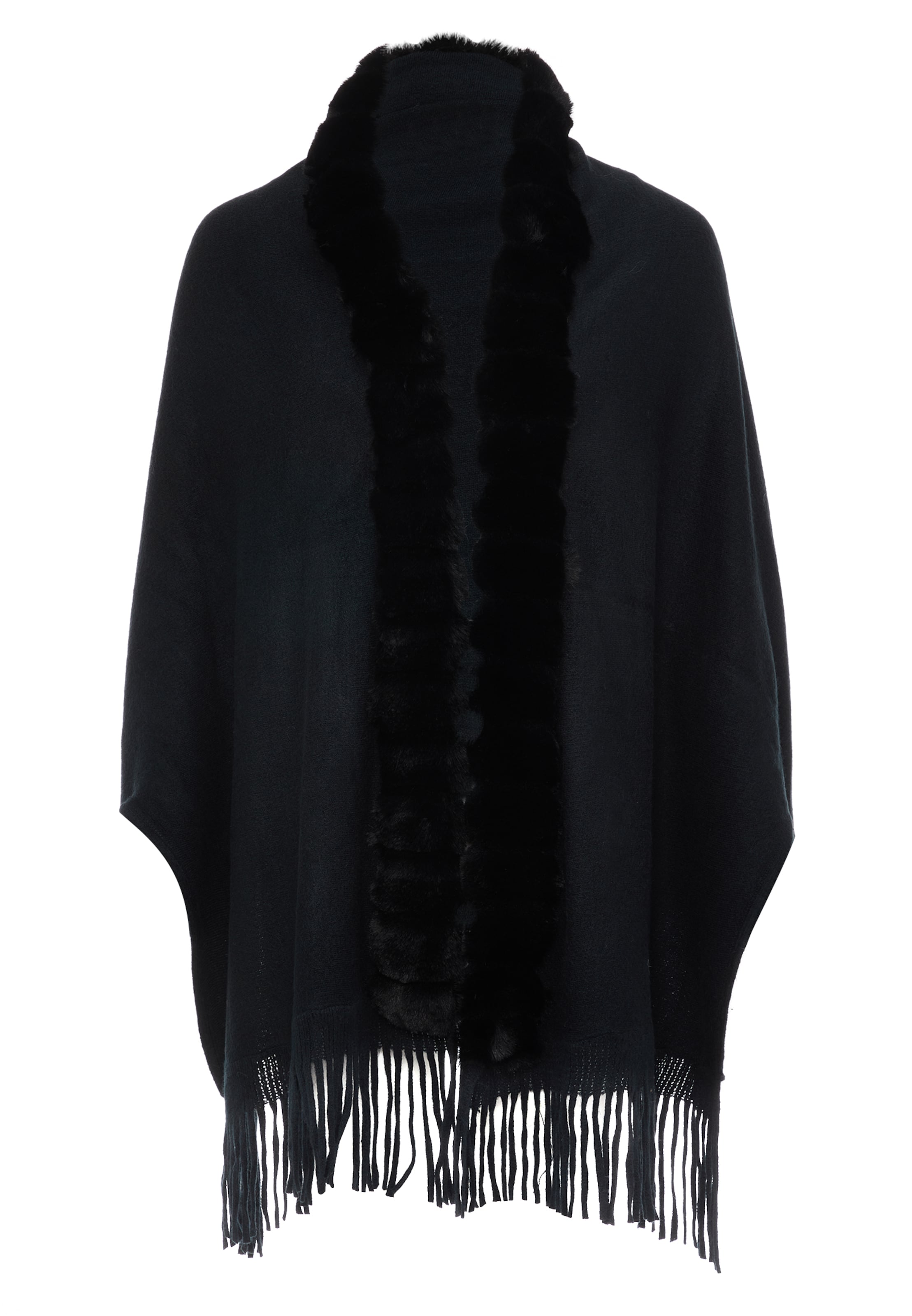 CHANI Cape in Zwart: voorkant