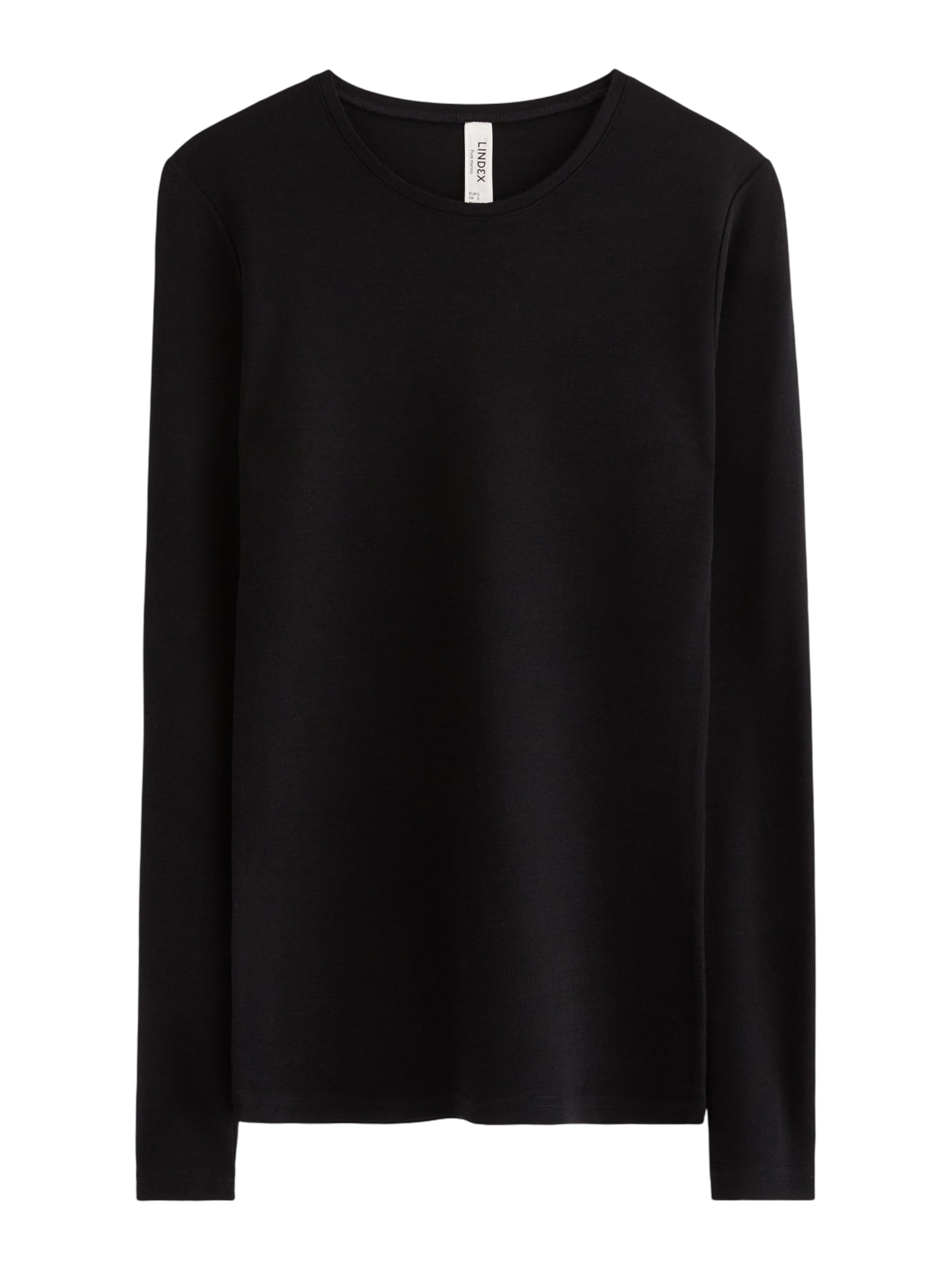 Lindex T-shirt i svart: framsida