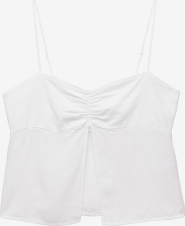 Pull&Bear Toppi 'PACIFIC' värissä valkoinen: etupuoli