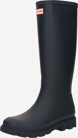 Stivale di gomma di HUNTER in blu: frontale