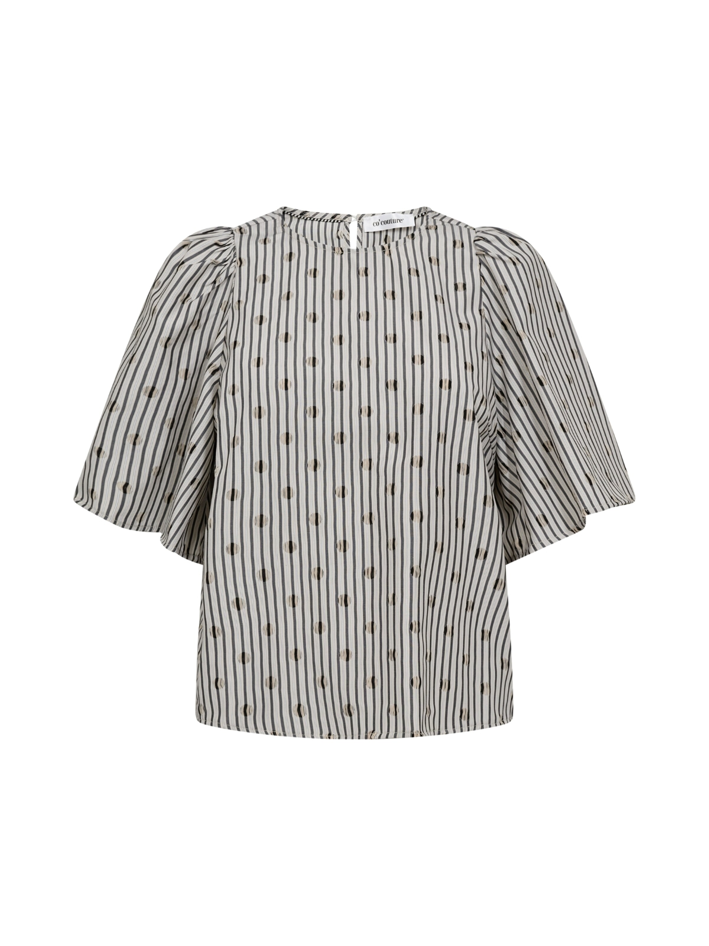 co'couture Blúz 'Trixie' - szürke: elől