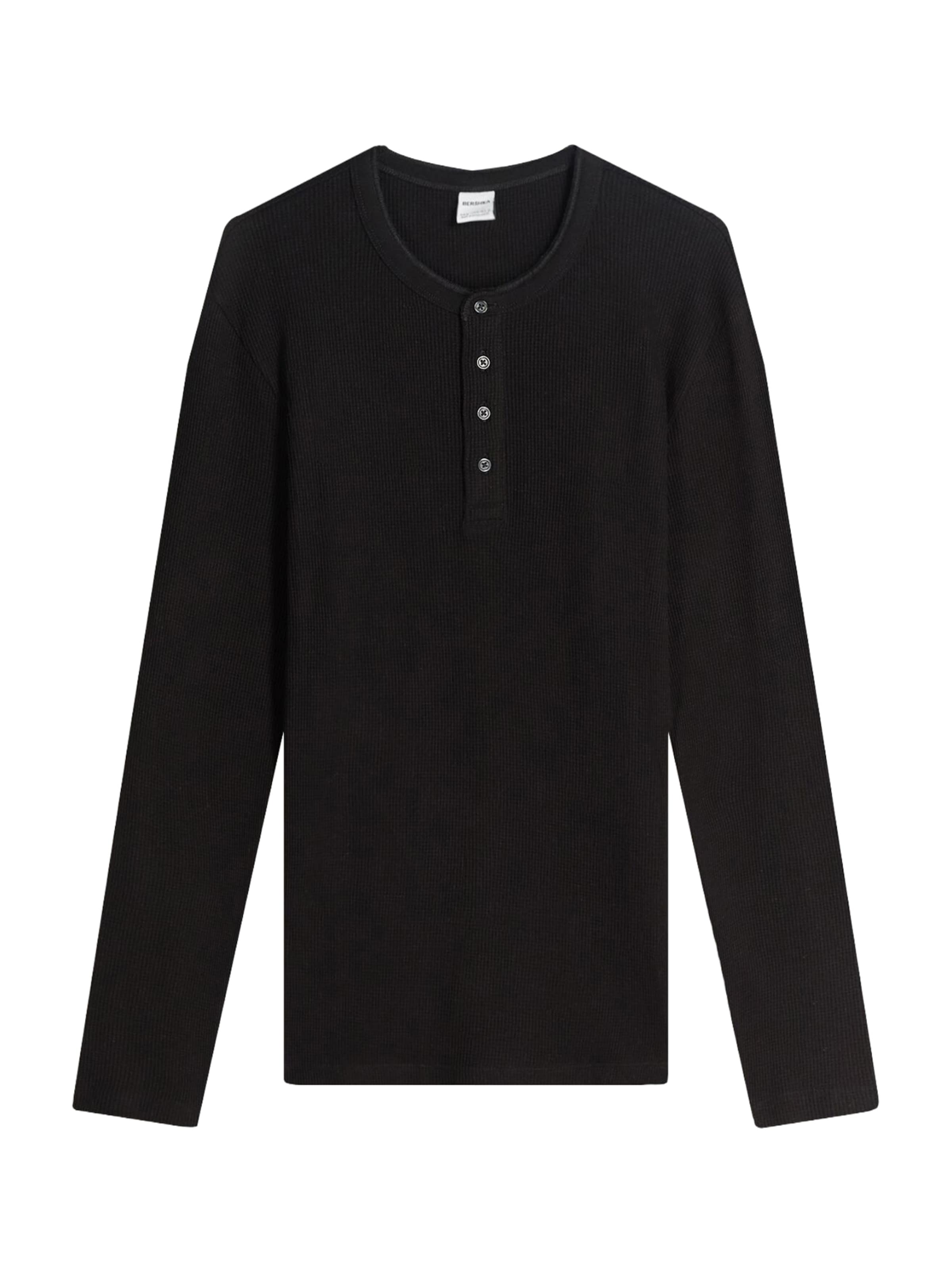 Bershka Shirt in Black: front